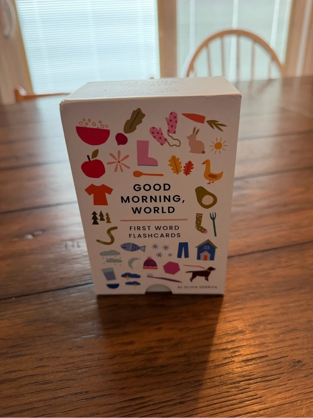 Good Morning, World 100 First Word Flashcards Toddler Learning Cards